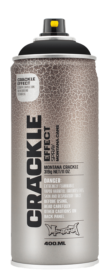 Crackle effect montana cans